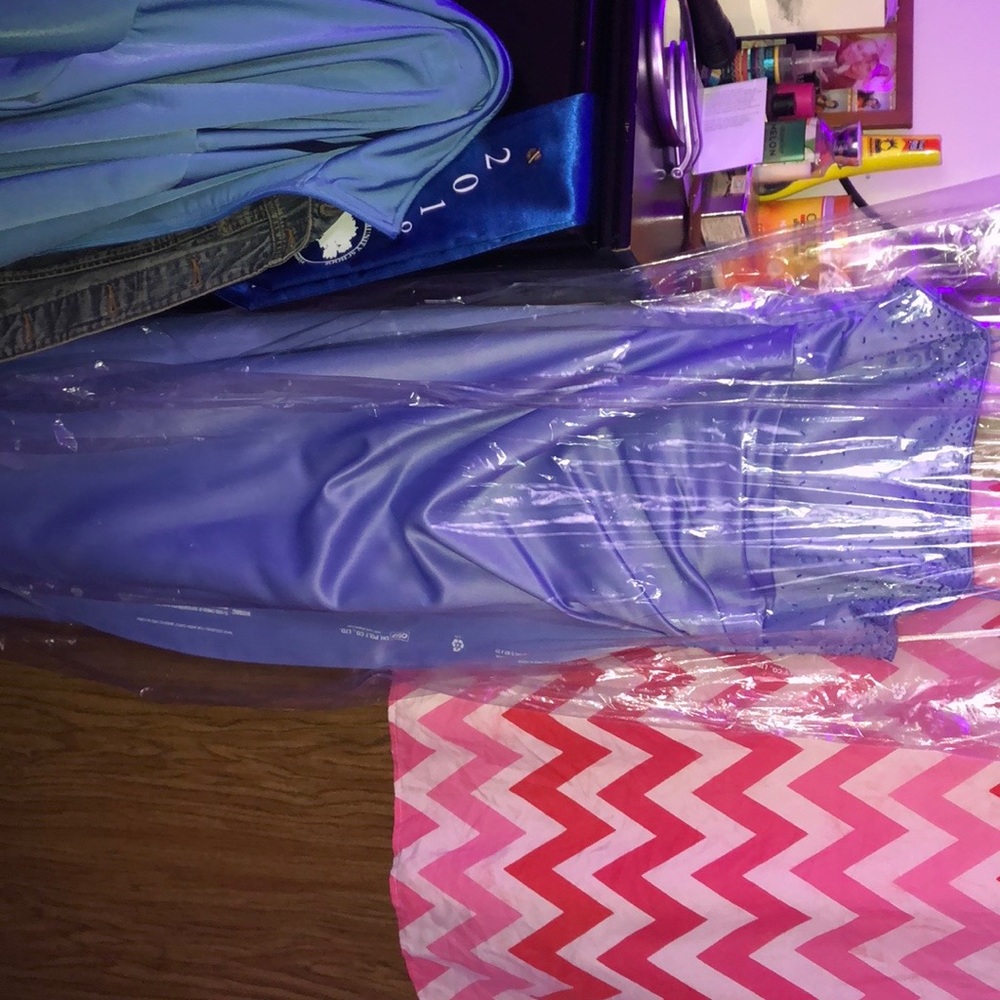 Soft royal blue Bari Jay Prom Dress